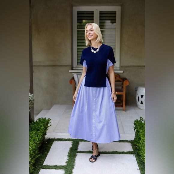 Lavalon Cotton Knit Midi Dress - Picture 4 of 9